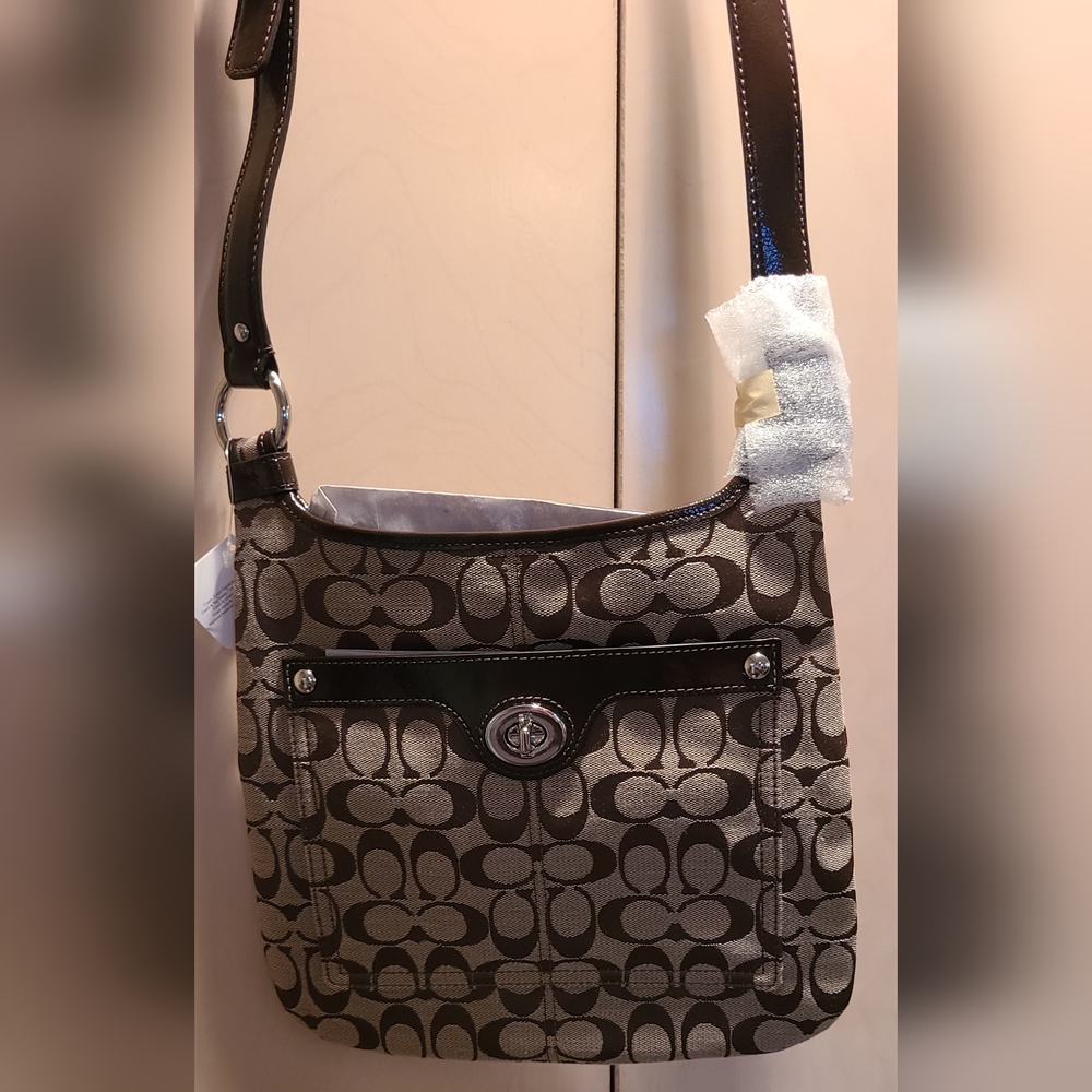 Coach Brown Penelope Crossbody Purse NWT - Picture 2 of 8
